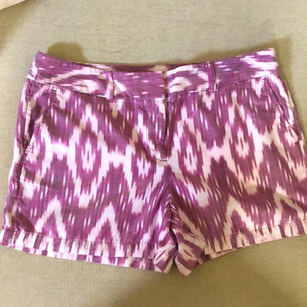 Loft Ikat linen shorts